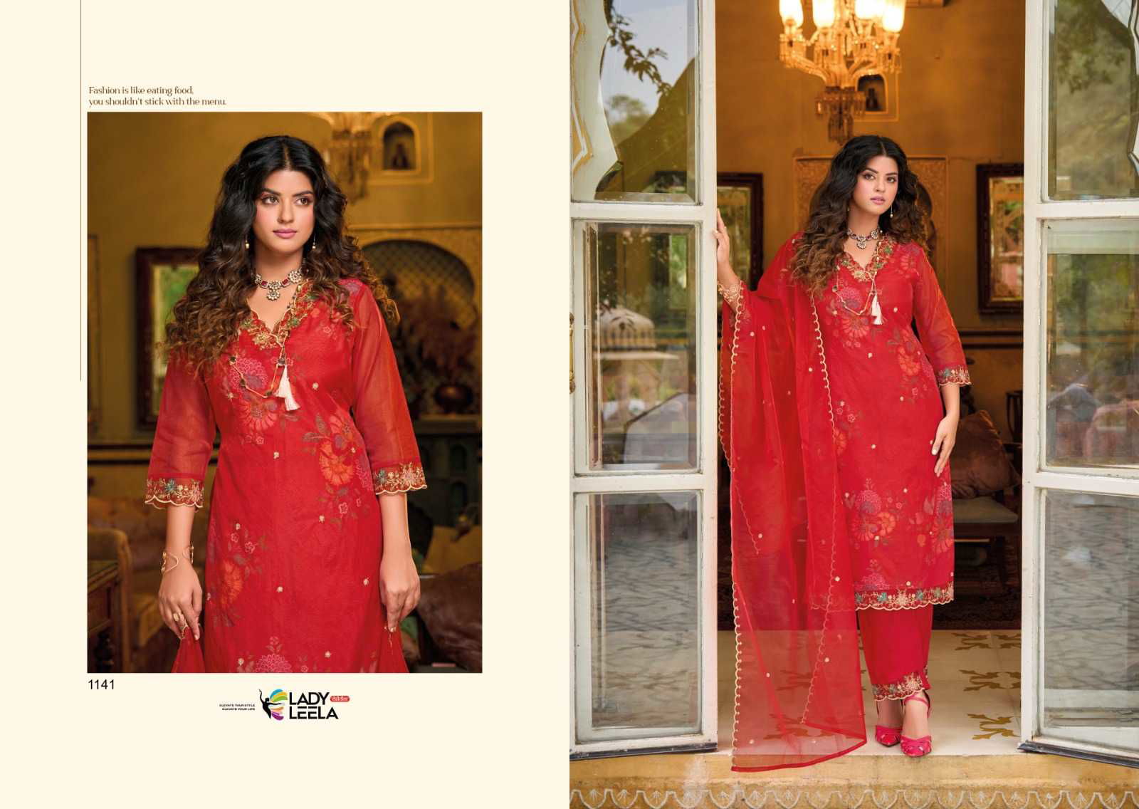 Ayesha By Lady Leela Designer Printed Kurti With Bottom Dupatta Wholesale Market In Surat